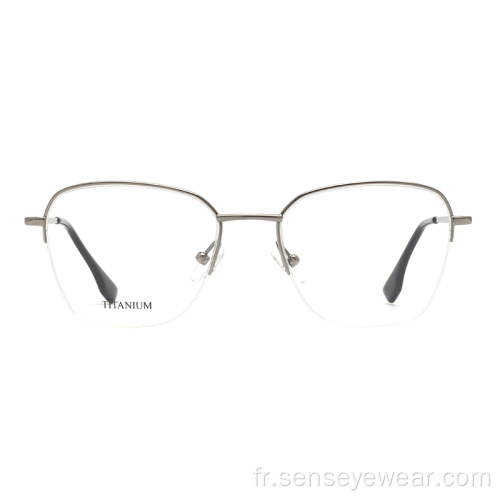 Wholesale femmes mémoire titane lunettes optiques